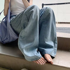 American-style High Waist Loose And Slimming Plus Size Small Wide-leg Trousers