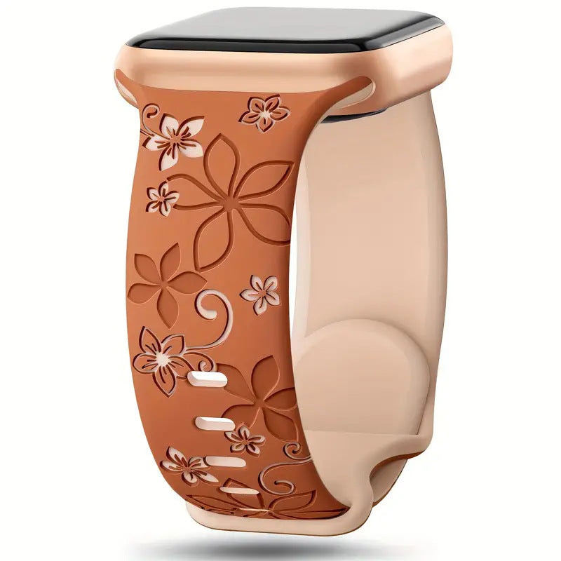 Two-tone Silicone Strap Bauhinia