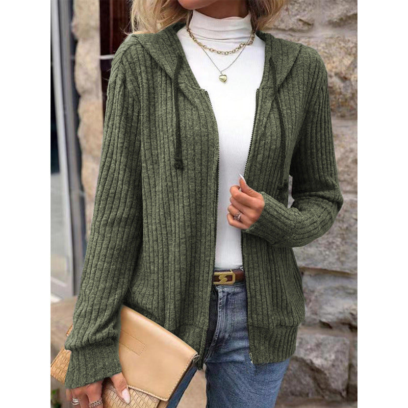 Striped Casual Sweatshirt Loose Sweater